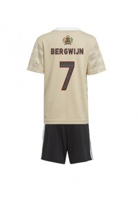 Ajax Steven Bergwijn #7 Babytruitje 3e tenue Kind 2022-23 Korte Mouw (+ Korte broeken)